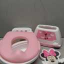 Bright Starts Disney Junior Minnie Mouse My Size Potty Training Toilet, Toddler Potty Chair with Flushing & Cheering Sounds, Removable Seat with Splash Guard & Handles, Ages 18+ Months, Up to 50 lbs