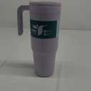 REDUCE Chiller Vacuum Insulated 40 oz Tumbler with Spill-Proof Silicone Straw - Sustainable Tritan Lid with Water Intake Markers - Soft Sit Base Travel Mug - Dishwasher Safe - Gentle Lavender