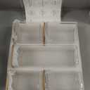 5 Pack Square Glass Pantry Storage Containers with 132 Kitchen Food Pantry Labels - Clear Glass Jars with Airtight Wood Bamboo Lids - Glass Canisters for Cookies, Nuts, Cereal