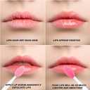 2 x Lip Scrub Brush, Dual-ended Lip Scrubber Exfoliator and Silicone Lip Brush Exfoliator Tool Lightening for Dark Lips Nose Scrubber Lip Mask Applicator 5PCS