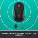 Logitech Signature M550 Wireless Mouse - for Small to Medium Sized Hands, 2-Year Battery, Silent Clicks, Bluetooth, Multi-Device Compatibility - Black