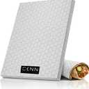 CENN Insulated Sandwich Wrapping Paper Pre-Cut Aluminum Foil Sheets [150 Pack] 10.75"x14" Non-Stick Paper-Backed Tin Foil for Sandwich Wraps, Burritos, BBQ - Grease-Resistant Foil Wrapping Sheets