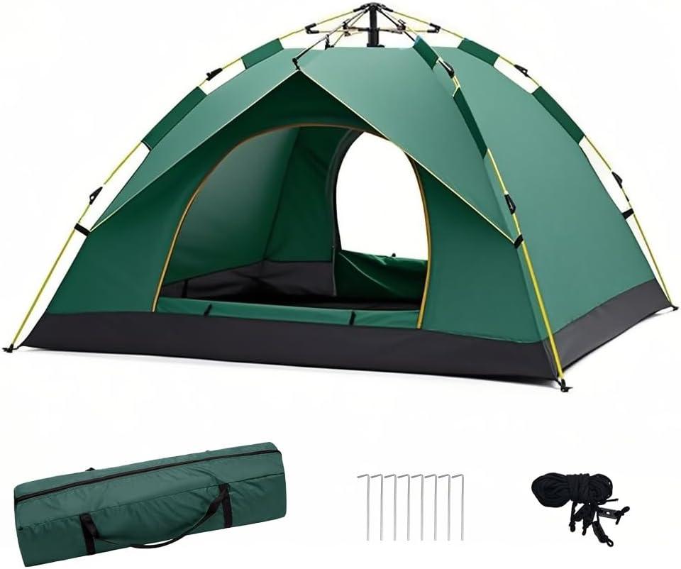 Wind Tour Lightweight Backpacking Camping Tent Waterproof Double Layer Family Tent for Hiking Fishing Outdoor Travel Picnic, Standard