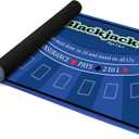 70" x 35" Poker Mat for Table Blackjack Tabletop Layout with Non-Slip Rubber Backing, Waterproof Tear-Resistant Surface for Home Game Nights