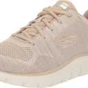 Skechers Sport Women's Womens Track (6.5, Taupe/Pink=tppk)