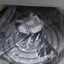 20'' Flush-Mount Ceiling Fan with Dimmable Light and Memory Remote Control, Reversible Motor, Perfect for Bedroom, Kitchen, Outdoor Gazebo, Patio, Low-Profile Woodern Walnut Design Cage