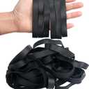 HAIDIBAO-Rubber Bands 40 Pcs size#105 Big black rubber band large Elastic Band rubber bands office supplies Heavy Duty wide Strong Elastic bands Outdoor (5.12" x 0.6")