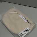 FEIBOON Spacious Nylon Crossbody Bag Bum Bag Handbags Wallets Purses Trendy Shoulder Bag for Women (Beige)