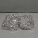 Riceshoot 2 Pieces Christmas Ice Wire Clear Garland with Light Wire Acrylic Crystal Garland Faux Diamond Beaded String Christmas Tree Ornaments Holiday Party Decoration (Star)