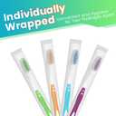 Frekare Bulk Toothbrushes 35 Pack, Individually Wrapped Toothbrushes Pack for Adults & Kids, Disposable Toothbrush Medium Soft for Travel, Donations, Hotels