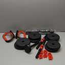 Adjustable Dumbbells, Free Weight Set with Connector, 4 in1 Dumbbells Set Used as Barbell/Kettlebells/Push up Stand, Fitness Workout Equipment for Home Gym for Youth,Women/Men (4 Pieces of 2.2Lb and 4 Pieces of 2.75LB)