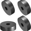 uxcell 4pcs Rubber Spacers 70mm OD, 12mm ID, 20mm Height Round Anti Vibration Spacer Rubber Bushing Grommets Thick Rubber Washers for Home Car Accessories