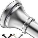 Amazon.com: Chrome Shower Curtain Rods,43-72 Inches, Rust Resistance, Adjustable Tension Rod with Durable Spring, No Drilling, Use for Bathroom, Bedroom, Kitchen, Balcony, Home : Home & Kitchen