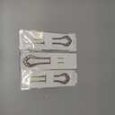 4 Pieces French Hair Pins, Metal U Shaped Hairpins, Vintage Double Prong Hair Forks Stick with Rhinestone Crystal, French Long Hair Hairstyle Accessories for Women