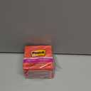 Post-it Super Sticky Notes, 5 Sticky Note Pads, 3 x 3 in., Ideal for Organization in Your Dorm, Home or Office, Single Color Packs Collection, Candy Apple Red