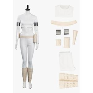 Adult Queen Padme Costume Women Padme Amidala Cosplay White Wars Suit Halloween Outfits Medium 