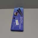 Silicone Stove Counter Gap Cover (2 Pack, 25in, Black), Non-Adhesive Heat Resistant Kitchen Stove Gap Filler, Easy Clean Silicone Gap Guard Seals Spills Between Counter & Stove