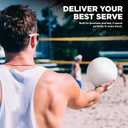 Lifeworks White All-Weather Volleyball, Durable Non-Slip Grip for Better Control, Indoor & Outdoor Play, Balanced Weight, Weatherproof, Fun for All Skill Levels