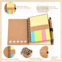 INSADA Christian Prayer Journal Bulk Spiral Notebook with Sticky Notes Small Notepad, 4.13x 5.43,for Friends Family religious Christmas Gifts (20 sets)