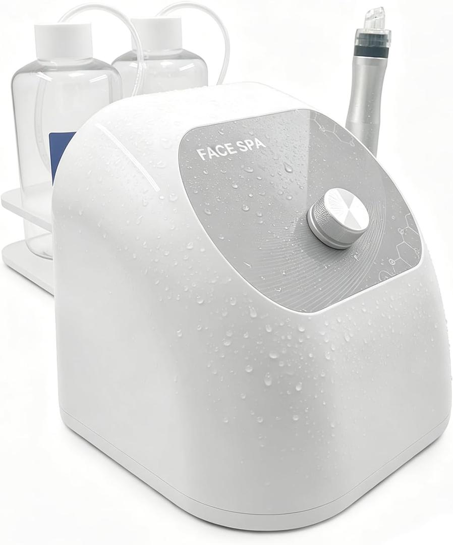 Hydrogen Oxygen Facial Machine, Hydro Facial Machine & Hydrodermabrasion Machine for Skin Care, Facial Vacuum Pore Cleaner, Hydro Dermabrasion Machine for Deep Cleansing & Hydration, Home Use