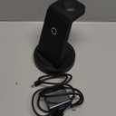 3 in 1 Charging Station for iPhone, Wireless Charger for iPhone 17 16e 16 15 14 13 12 11 X Pro Max & Apple Watch - Wireless Charging Station for AirPods 4 3 Pro (Black)