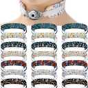 Geiserailie 21 Pcs Tracheostomy Tube Holder Adjustable Tracheostomy Supplies Tube Holder Soft Reusable Tracheostomy Care Kits for Men and Women, One Size Fits Most People