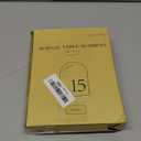 ZICOTO Beautiful Gold Wedding Table Numbers with Stands - Elegant Double Sided 5x7 inch Acrylic Signs Numbered 1-15 - The Perfect Decor for Your Wedding Reception Or Events