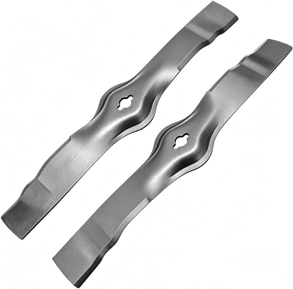 AM130172 Mower Blades Compatible with John Deere LT133 LT15 LT160 LT166 LT170 GX355 SST16 X324 Lawn Tractor Freedom 42 Mower Deck, No Bolts
