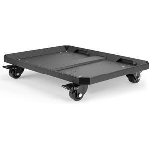 Heavy Duty Tool Box Dolly Fit for ToughBuilt StackTech Toolboxes,Carbon Steel Cart Base Rolling Platform with 4 Locking Wheels, Mobile Tool Storage Base for Garage & Jobsite