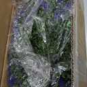 Artificial Topiary Bushes for Outdoors with Spike, Boxwood Ball Fake Shrubs UV Resistant Faux Plants for Indoor Outdoor Fall Thanksgiving Halloween Decor (Lavender Boxwood Purple-2 Packs)