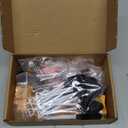 Yerliker 24 Pcs Construction Party Decoration Set Construction Cone Shaped Cake Candles 6 Truck Excavator Cake Toppers 12 Plastic Shovel Shape Spoons for Kids Boy Birthday