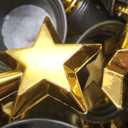 100PCS Mini Star Trophy Awards 4.5 Inch Gold Award Trophies Participation Trophy Plastic Trophy for Adults Kids Classroom School Party Favors Rewards Winning Prizes Competitions Goodie Bags Event