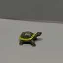 ZOOCRAFT Ceramic Land Tortoise Turtle Figurine Hand Painted Porcelain Miniatures Garden Decor Collectibles