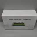2 Packs Starter Tray with Grow Light, 80 Cells Seed Starter Kits with Humidity Dome and Base Plant Germination Seedling Starter Kit with Smart Timer for Indoor Greenhouse Wheatgrass Hydroponic