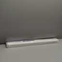 LazBlinds No-Drill Cordless Zebra Blinds - Dual Layer Light Filtering & Room Darkening, Free-Stop Lift, Easy Install, Day & Night Privacy with Valance for Window 32" W x 72" H, White