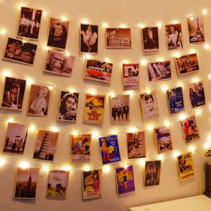 HXWEIYE 120LED Warm White 40Ft Fairy String Light with 52 Clear Clips & 12 Hooks, USB Powered, Waterproof, 8 Modes & Timer, Perfect for Indoor/Outdoor, Bedroom, Party, Wedding Decor