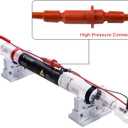 Cloudray CO2 Laser Tube 50W 60W 70W Length 1000mm Dia.50mm Glass Tube With Metal Head For 50-70W CO2 Laser Engraving Cutting Machine