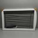 Freestanding Pet Gate for Dogs, Foldable Wooden Dog Gate for House Indoor, Tall Pet Fence for Stair, Doorway,Hall, Support Feet Included, 2 Panels 32",White