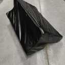 AOSSA Wheelchair Armrest Pad with Lateral Support, U-Shaped Arm Trough Cushion & Positioning Wedge Pillow for Stroke Patients, Waterproof PU Leather Elbow Rest Bolster Attachment for Elderly (Black)