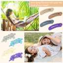 CAVETEE Flat Hair Clips for Women, 8 PCS Hair Claw Clips with Flower Duck Billed Clip for Women and Girls Thin Hair