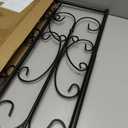Garden Trellis for Climbing Plants 70.8" H x 25.6" W Metal Premium Quality Material Rust-Resistant Climbing Frame Stylish Garden Addition Outdoor Roses Vine Ivy Clematis Trellises Black