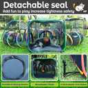CypherX Outdoor Cat Enclosure, Portable Cat Tent with Tunnel Popup Catio