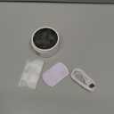 Toothbrush Holders Cleaner & Dryer for Bathroom - Mirror Wall Mounted [Rechargeable, Auto Sensor Open/Close Lid, LED Smart Screen] Adhesive Electric Tooth Brush Razor Holder with Cover for Home Travel