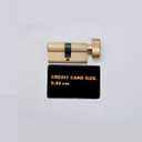 Solid Brass Lock Cylinder with 3 Brass Keys 63mm Door Lock Cylinder Replacement