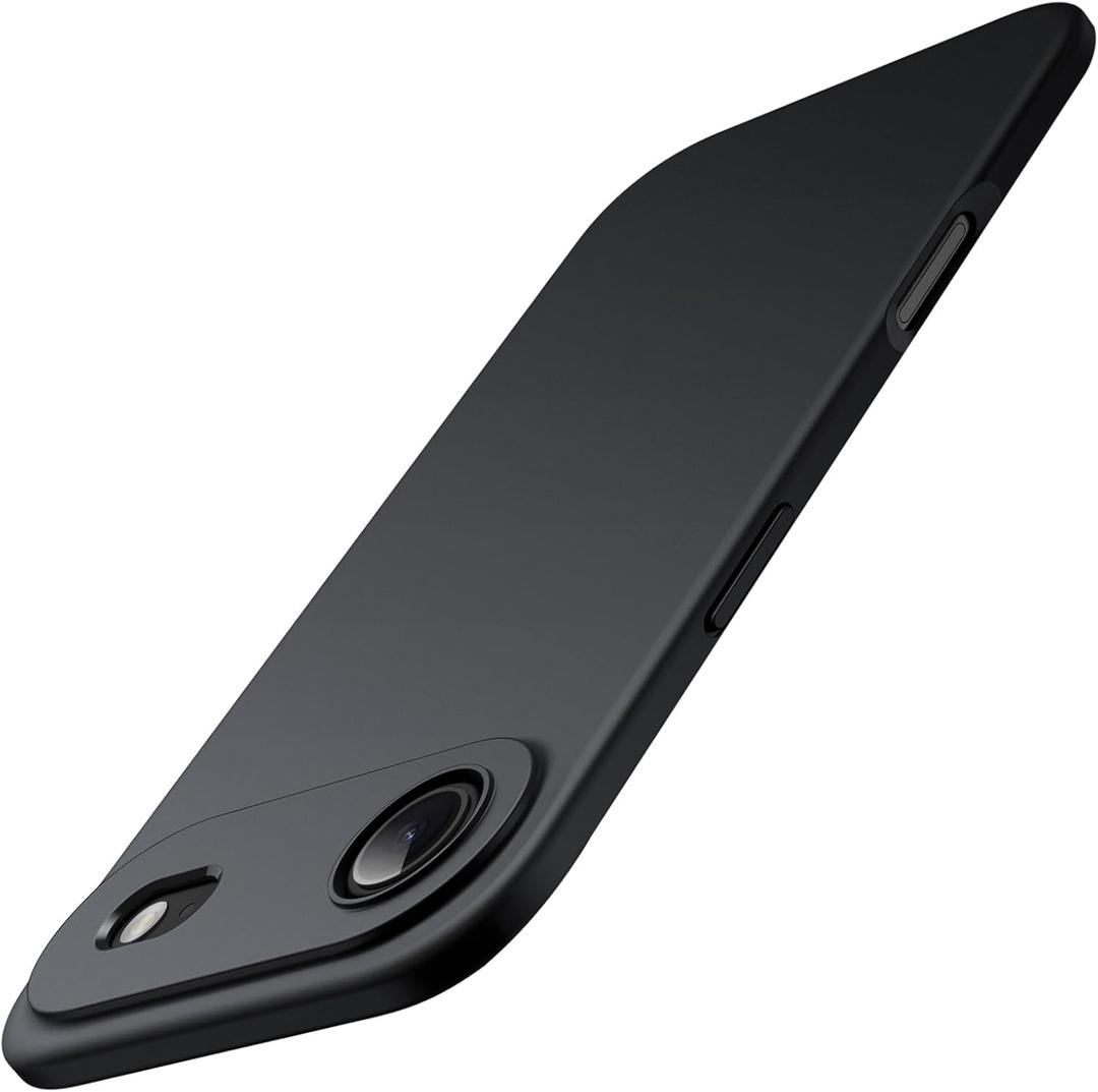 JETech Slim Fit Case for iPhone 17 Air, Camera Lens Full Protection, Soft TPU Thin Protective Phone Cover with Matte Finish, Shockproof, 6.5-Inch Display (Black)