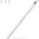 Stylus Pen for ipad, Active Pencil with Quick Charge, Palm Rejection Tilt Sensor, Magnetic Pen Compatible with 2018-2025 iPad Pro 13 M4 /11"/12.9"/10/9/8/7/6,iPad mini 5/6,iPad Air3/4/5/M2/M3 (A-30 mins Charge-White)