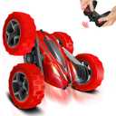 MoKasi Remote Control Stunt Car Toys - Birthday Gifts Ages 6 7 8 9 10 11 12 Year Old Boys Kids Toddler Girls Best Presents Christmas Ideas Rechargeable Rc Racing Vehicle Outdoor (Red)