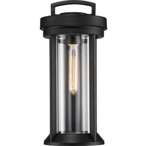 Nuvo 60/6501 Huron Lighting Fixture, 1Lt Medium Lantern, Aged Bronze/Clear Glass