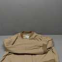 Tankaneo Womens Cropped Bomber Jackets Casual Button Down Long Sleeve Stand Collar Varsity Shacket Coats (Medium, Khaki)
