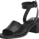 Calvin Klein Women's Jeroty Heeled Sandal (6.5, Black 001)